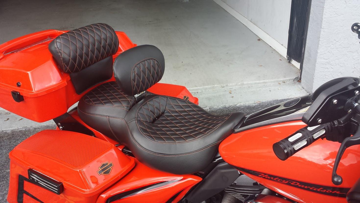 Custom Motorcycle Seat Upholstery Near Me - Upholstery
