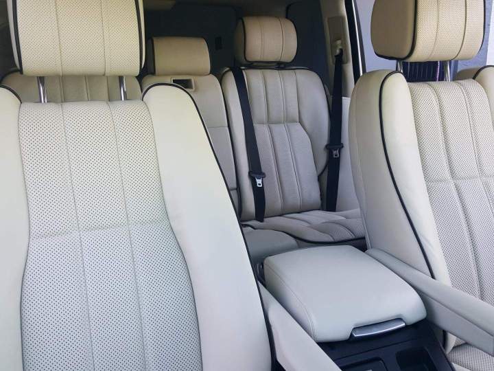 Complete cabin transformations using luxury leather and high-grade durable fabrics.