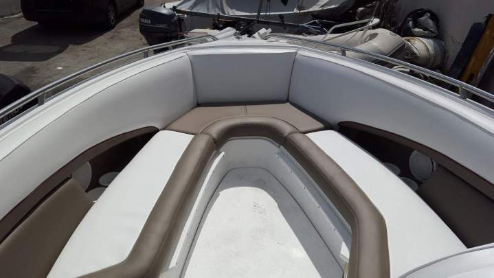 Marine-grade upholstery built to survive the Florida sun and salt.